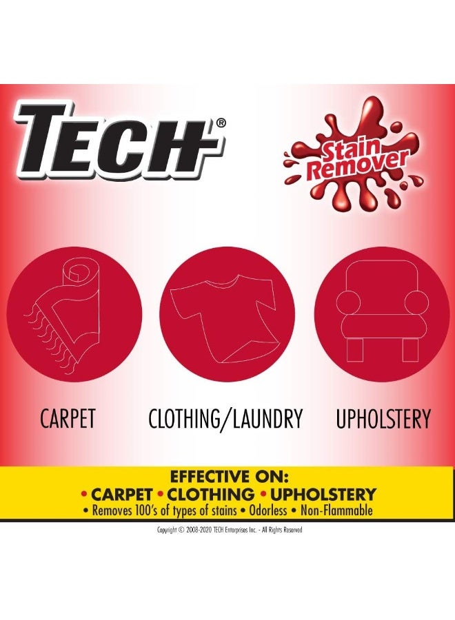 TECH Multi-Purpose Stain Remover, 8 oz Bottle, For Carpet, Clothes, Upholstery, and Other Fabrics - Image 2